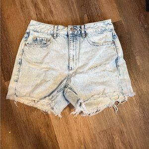 Garage Light Blue Jean Shorts